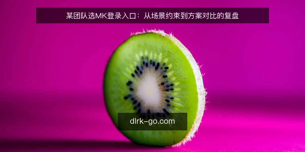 某团队选MK登录入口:从场景约束到方案对比的复盘 — 决策场景与约束 配图